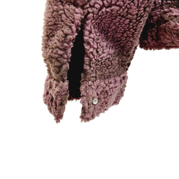 Levi’s Men's Fleece Sherpa Trucker Jacket Vintage Relaxed Fit Brown Size L New - Picture 16 of 16